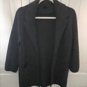 Jcrew grey sweater blazer